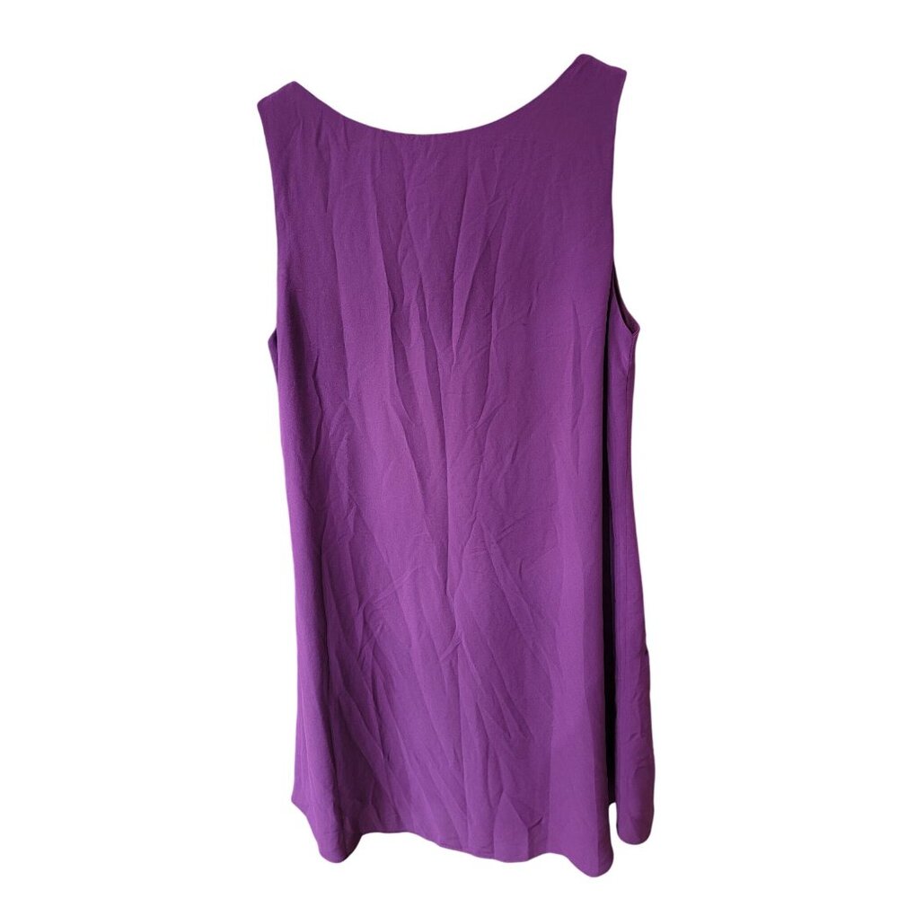 Beaded Sequin Dress Black Label Purple Small - Picture 2 of 9